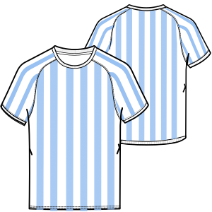 Moldes de confeccion para HOMBRES Remeras Camiseta Futbol 6015